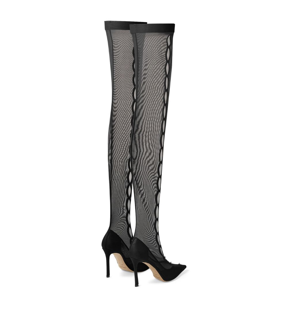 Jimmy Choo Jimmy Choo Psyche 95 Over-The-Knee Boots