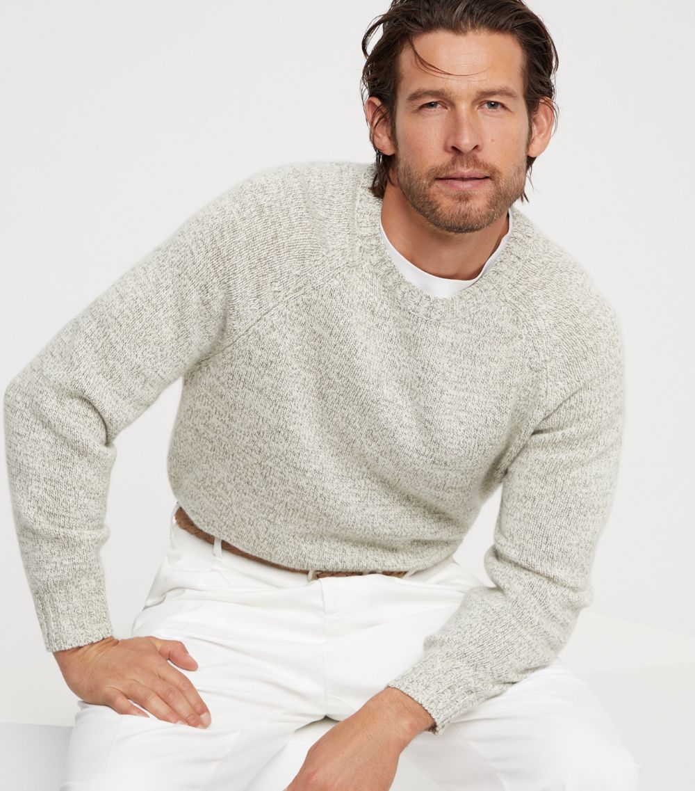 Brunello Cucinelli Brunello Cucinelli Cashmere Mouline Sweater