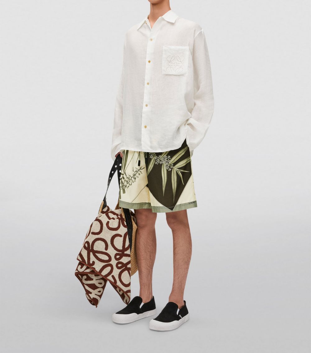 Loewe Loewe X Paula'S Ibiza Linen Logo Shirt