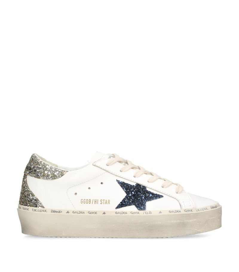 Golden Goose Golden Goose Leather Hi Star Sneakers