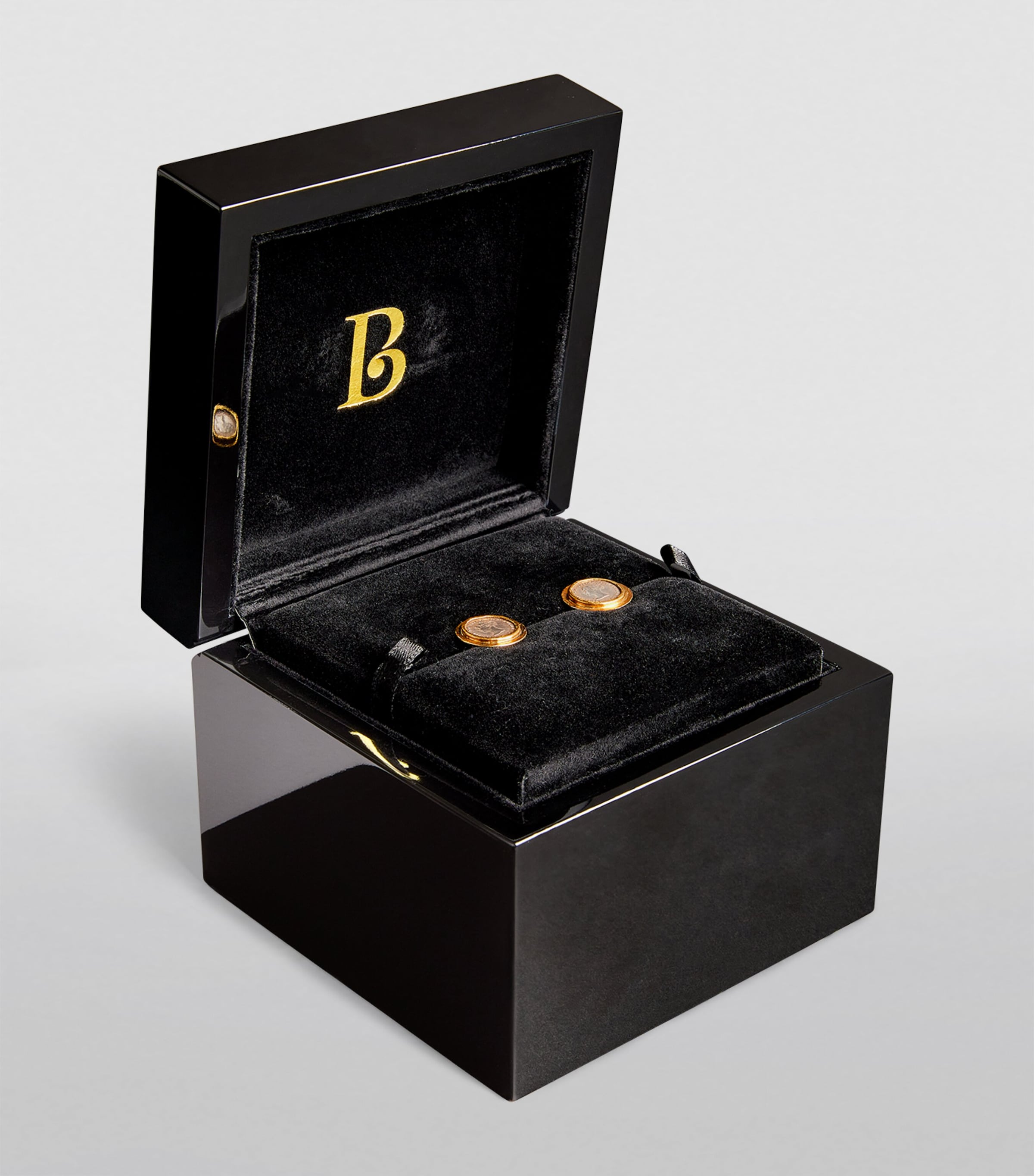 Brooski Brooski Silver-Gold Queen Victoria Ii Cufflinks