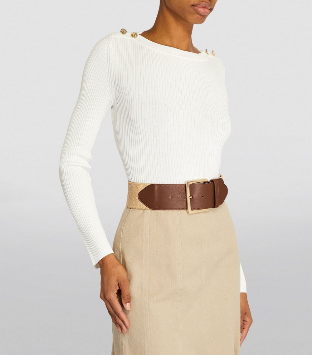 Max Mara Max Mara Textured Belt