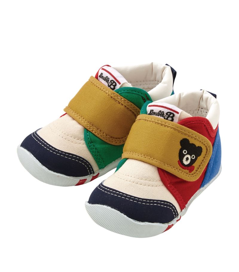 Miki House Miki House Colour-Block Velcro Shoes