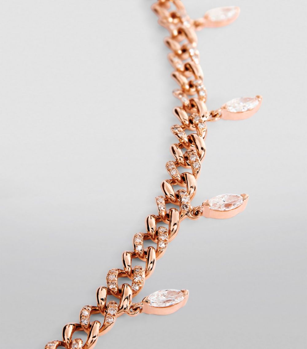 Shay Shay Rose Gold And Diamond Choker Necklace