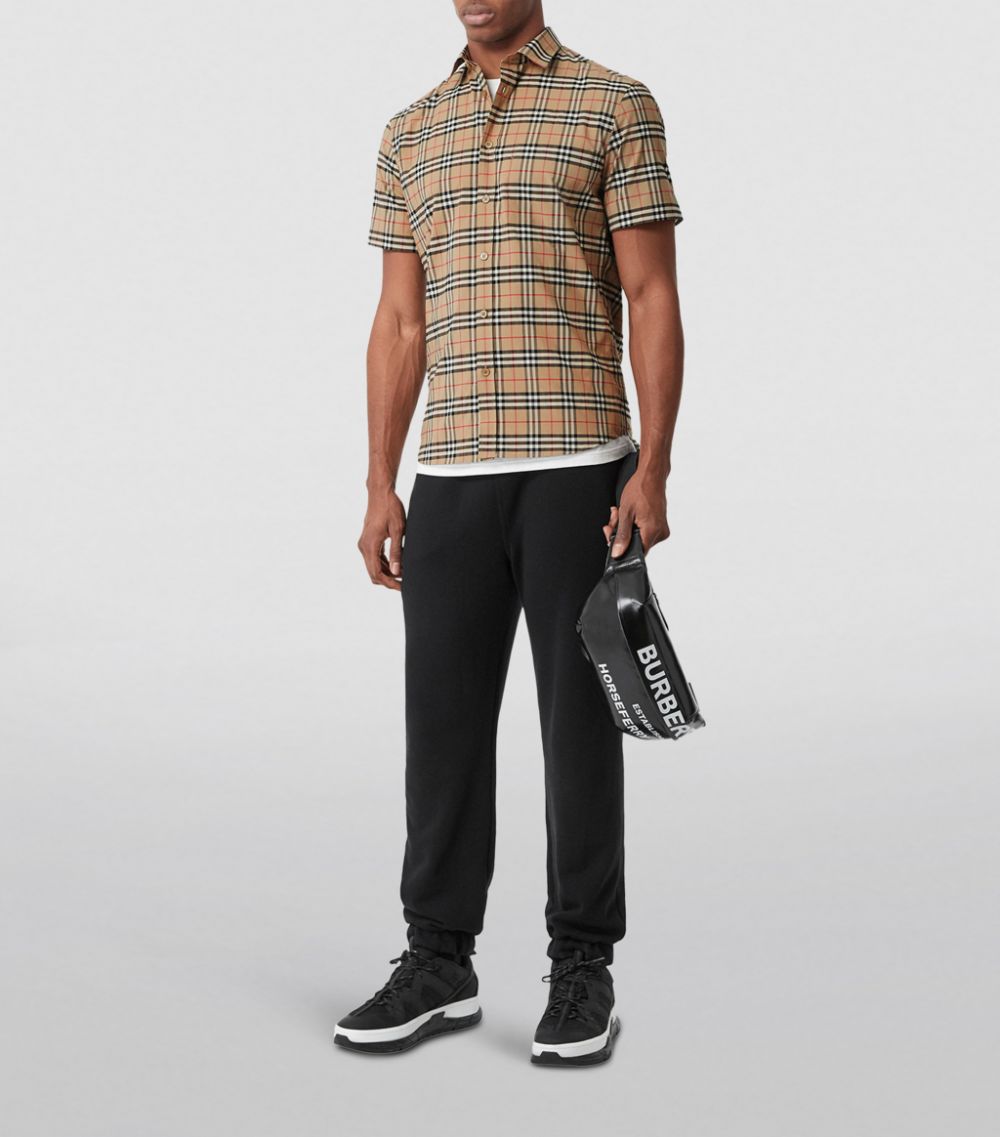 Burberry Burberry Small-Scale Check Short-Sleeved Shirt