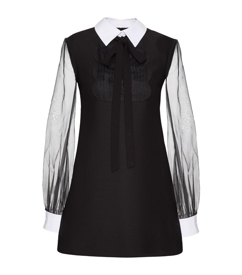 VALENTINO GARAVANI Valentino Garavani Wool-Silk Shirt Dress