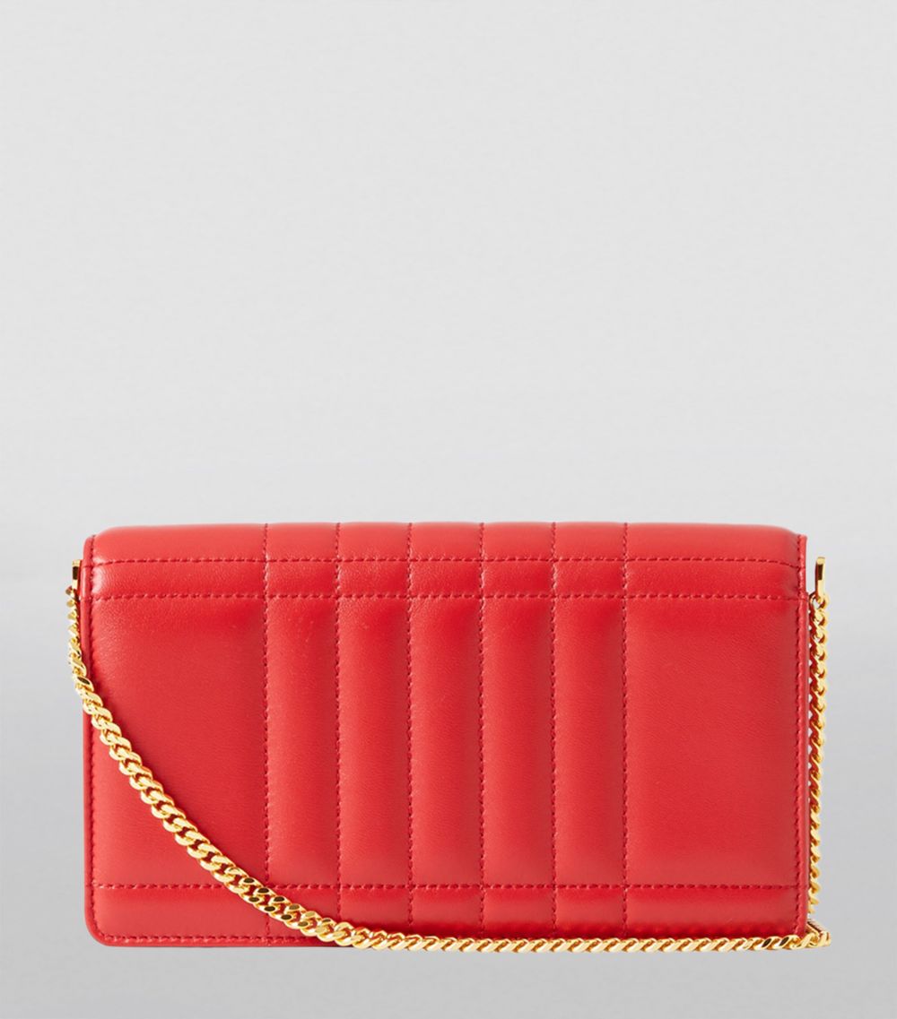 Burberry Burberry Quilted Leather Lola Clutch Bag