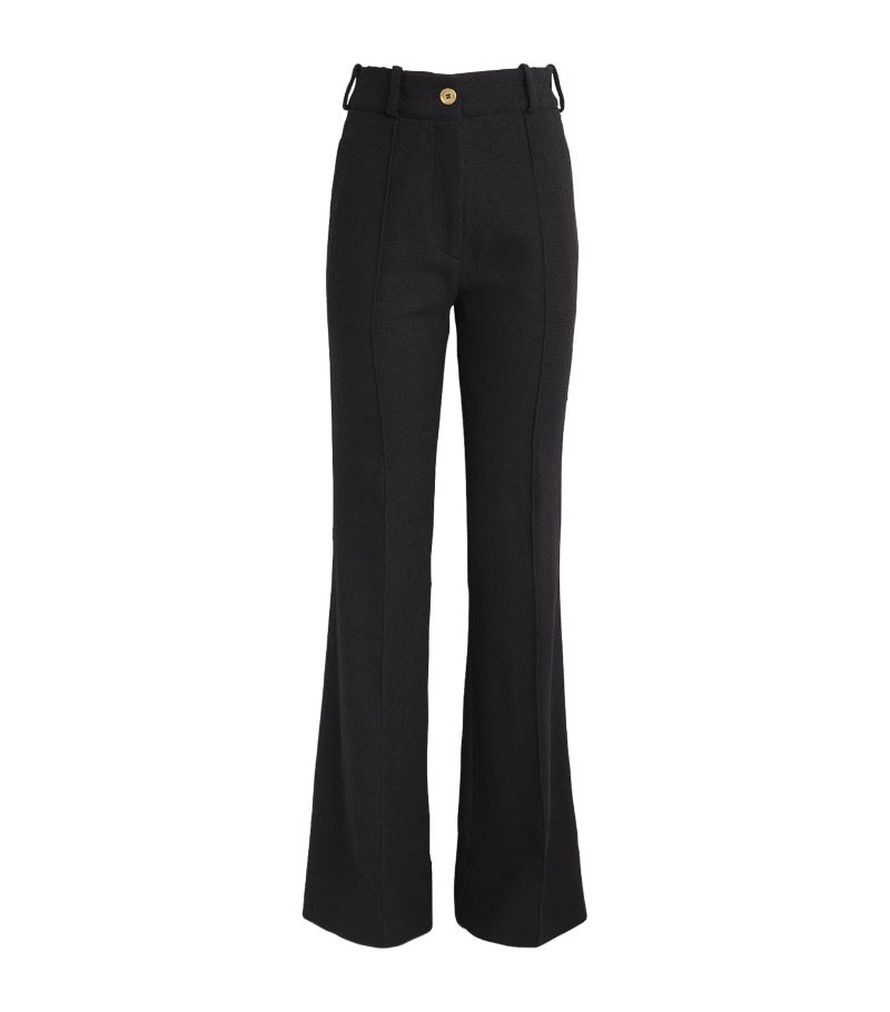 Patou Patou Tweed Flared Trousers