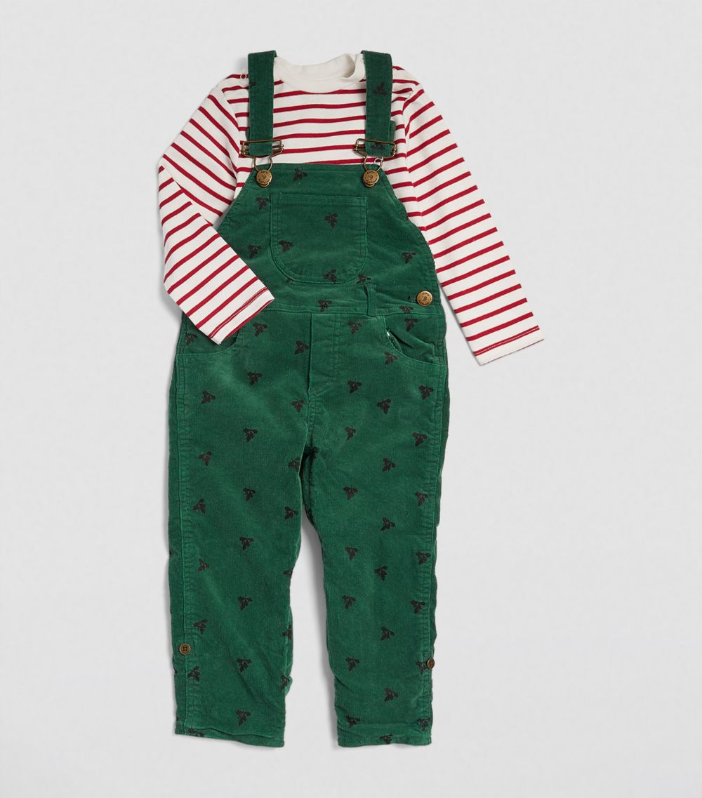 Dotty Dungarees Dotty Dungarees Corduroy Acorn Dungarees (6-24 Months)
