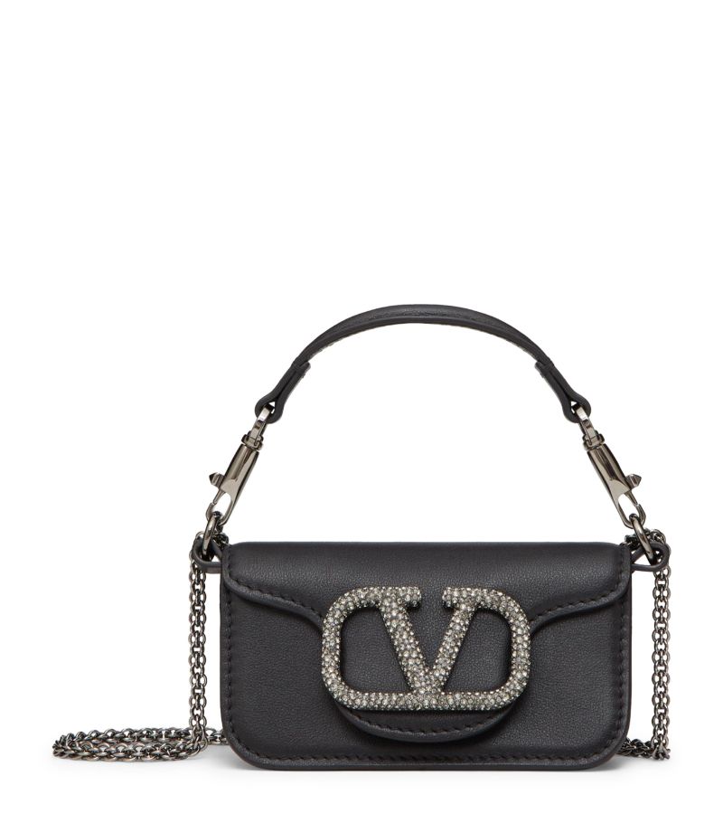 VALENTINO GARAVANI Valentino Garavani Mini Leather Locò Shoulder Bag