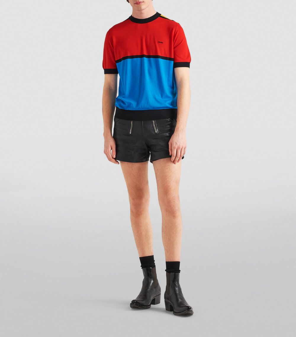 Prada Prada Wool Colour Block Sweater