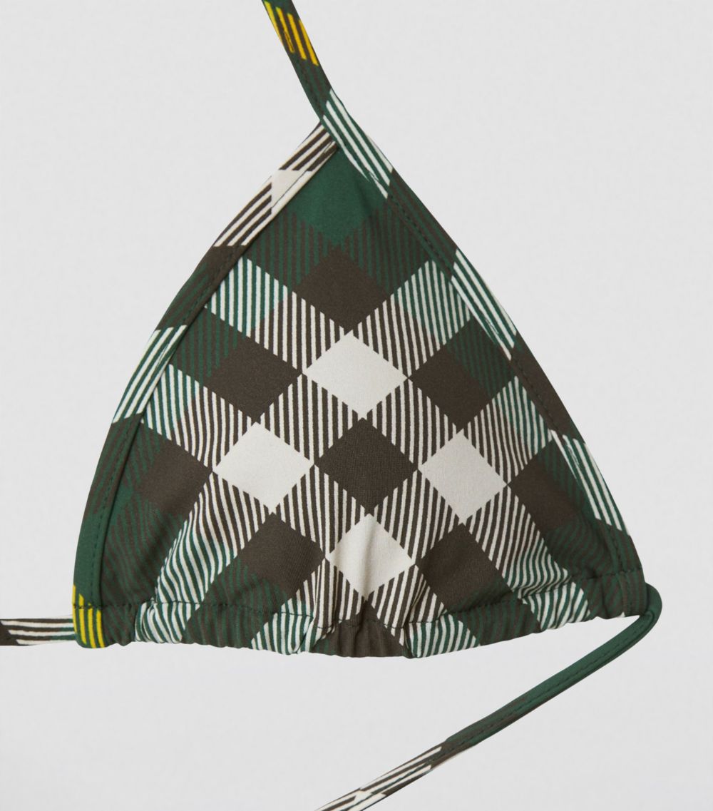 Burberry Burberry Check Bikini Top