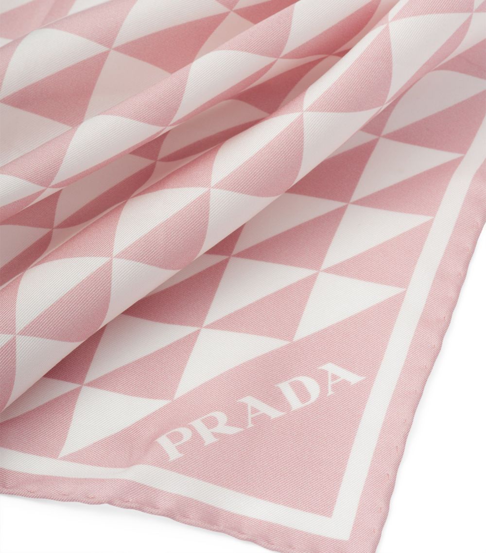 Prada Prada Silk Triangle Scarf