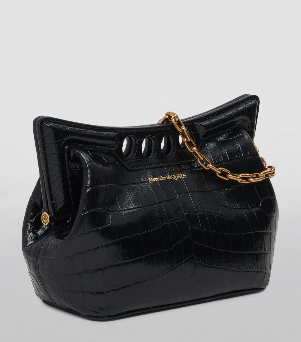 Alexander McQueen Alexander Mcqueen Mini Leather The Peak Shoulder Bag