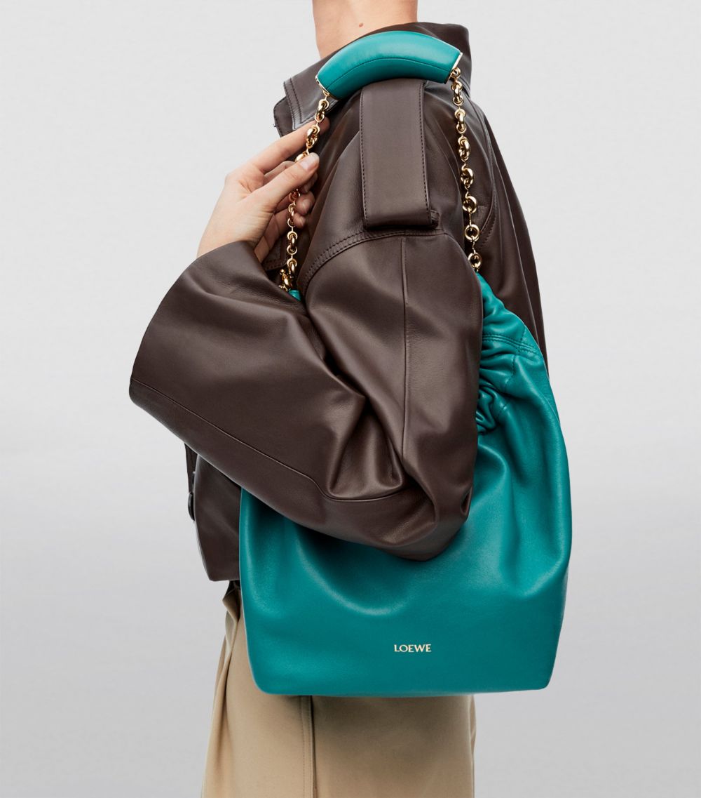 Loewe Loewe Small Leather Squeeze Top-Handle Bag