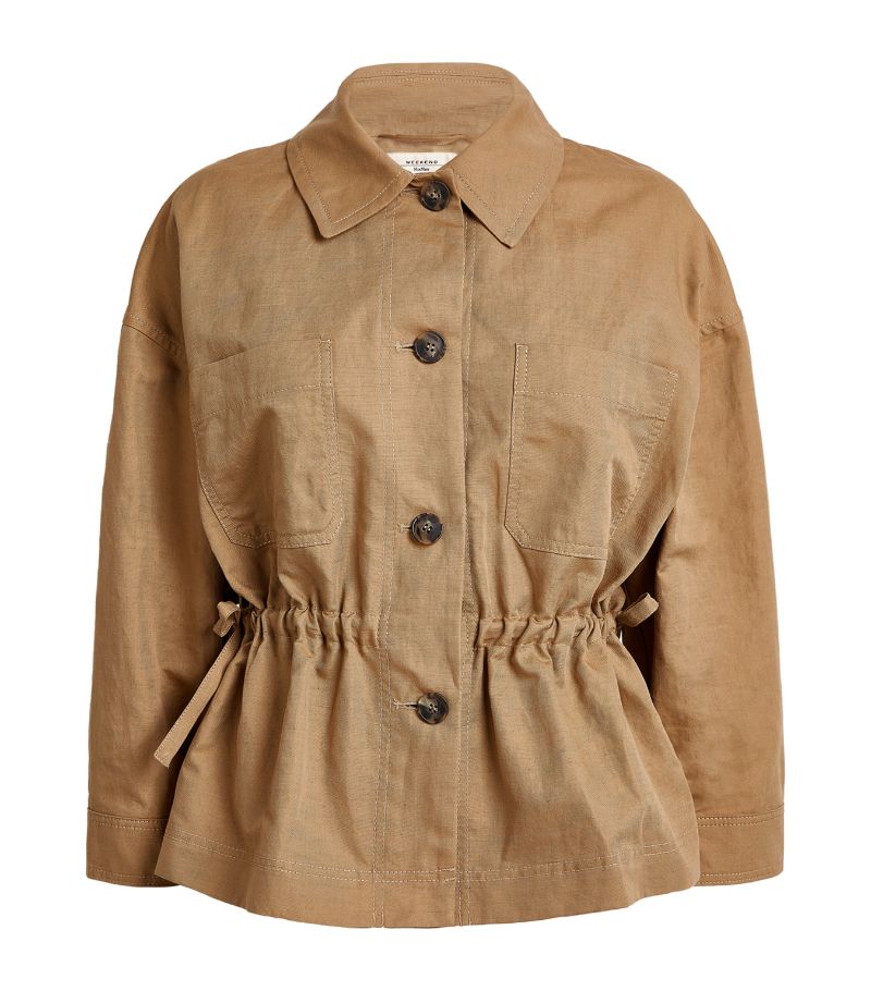 Weekend Max Mara Weekend Max Mara Cotton-Linen Jacket