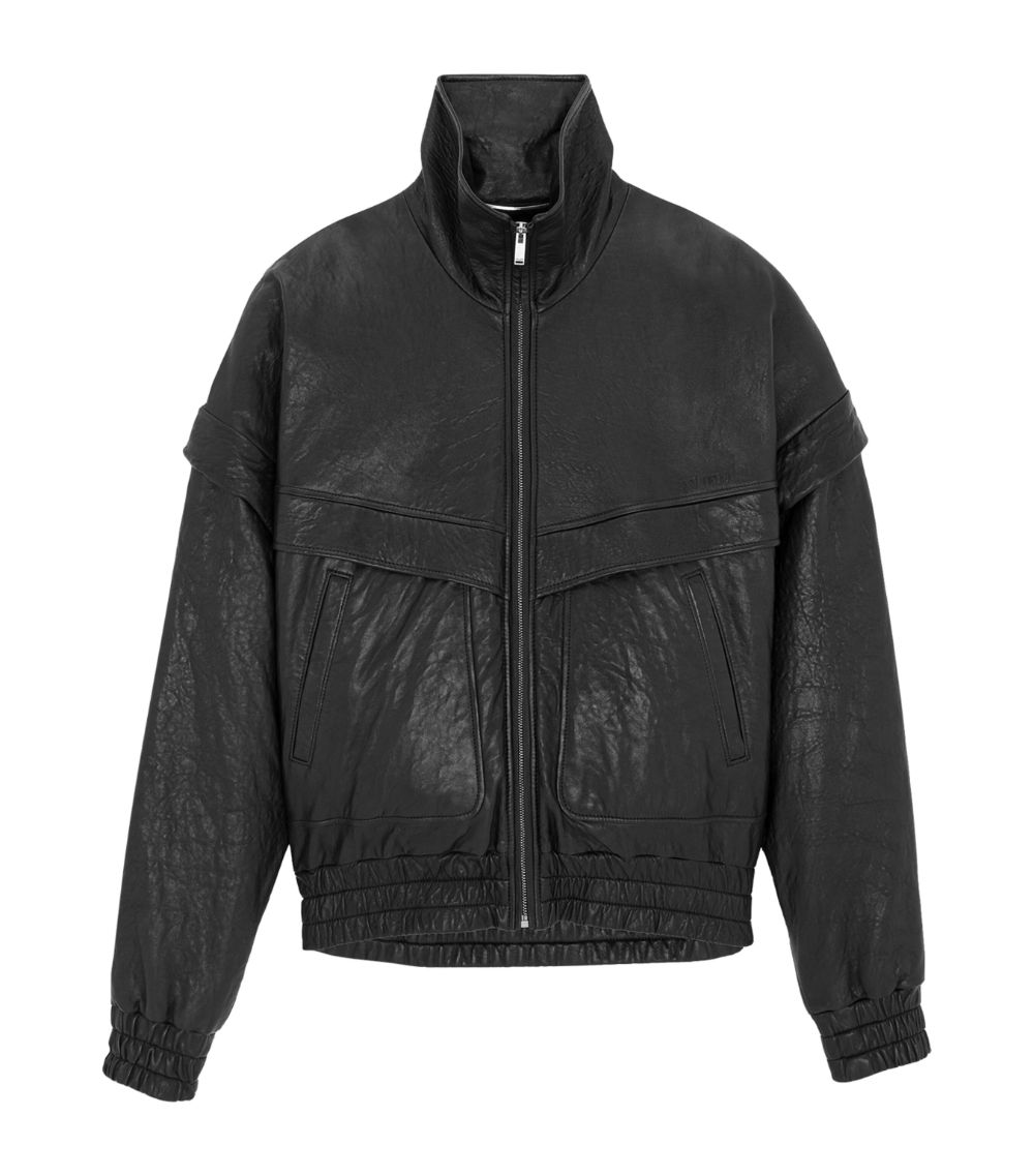 Saint Laurent Saint Laurent Leather Bomber Jacket