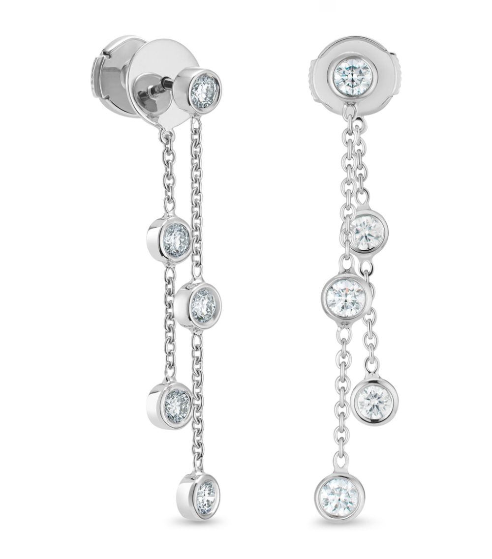 De Beers Jewellers De Beers Jewellers White Gold And Diamond My First De Beers Drop Earrings