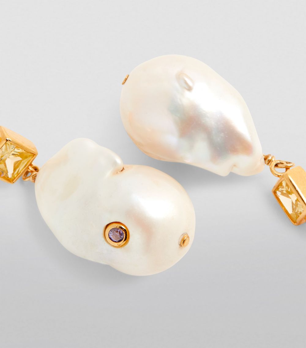 Anni Lu Anni Lu Pearl Baroque Drop Earrings