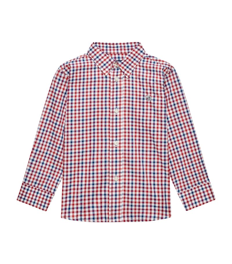 Trotters Trotters Cotton Check Oliver Shirt (6-11 Years)