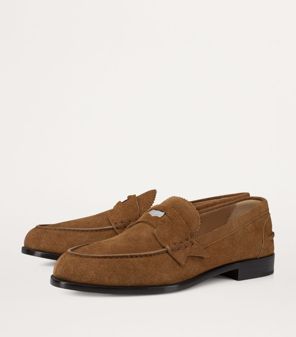 Christian Louboutin Christian Louboutin Penny Suede Loafers