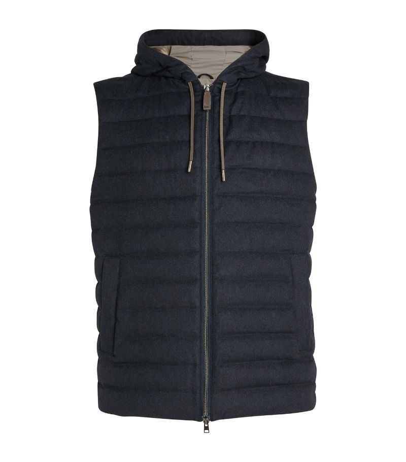 Herno Herno Silk-Cashmere Down Padded Gilet