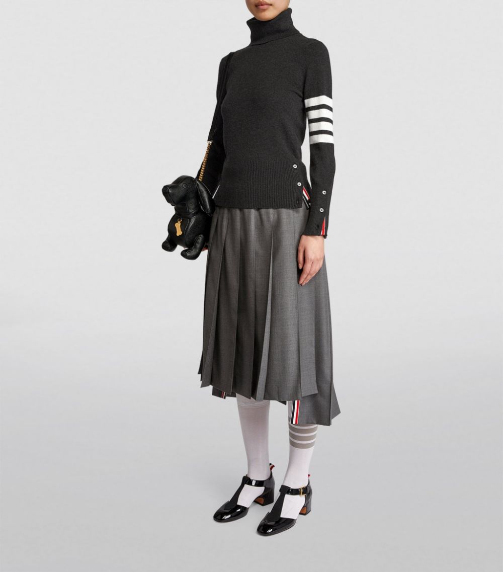 Thom Browne Thom Browne Cashmere 4-Bar Rollneck Sweater