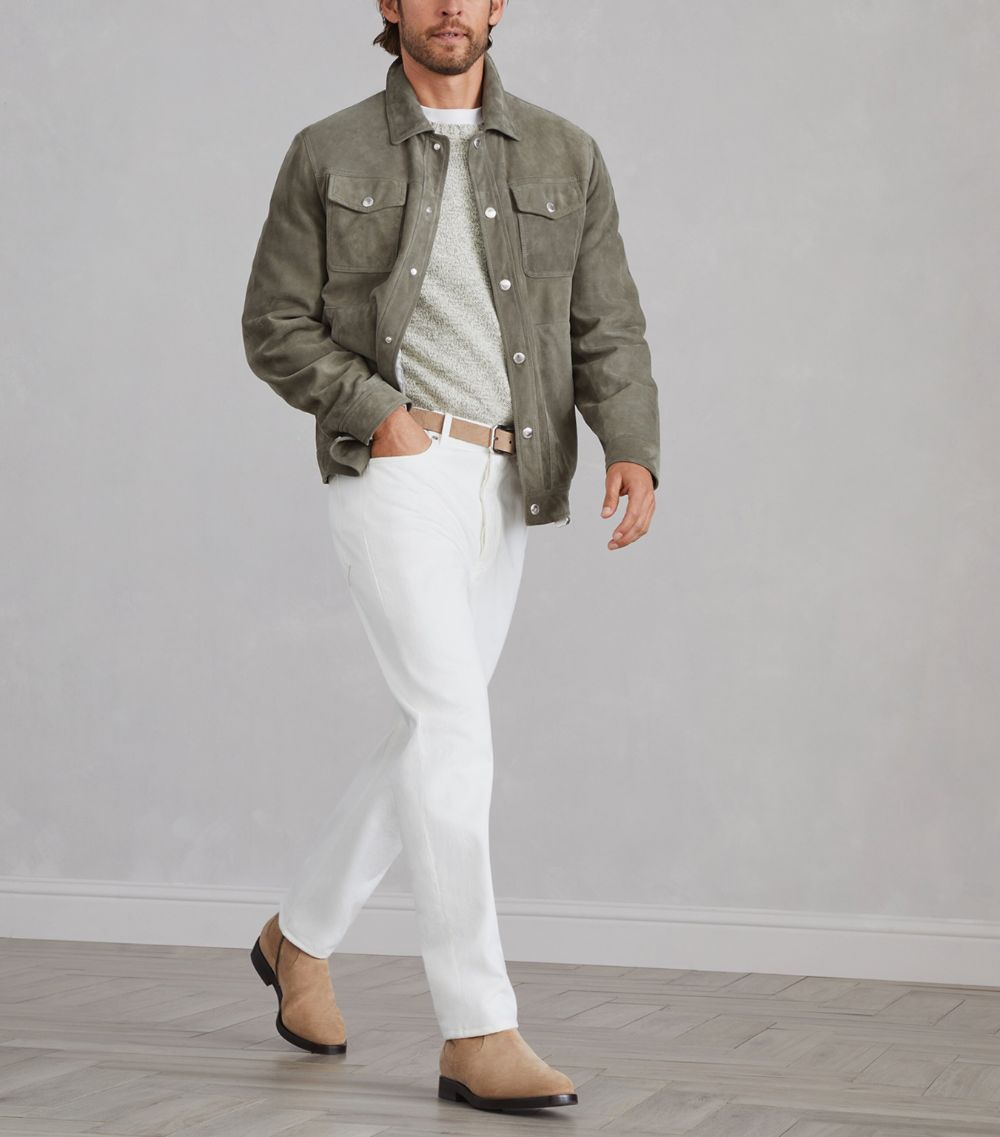 Brunello Cucinelli Brunello Cucinelli Suede Shirt Jacket