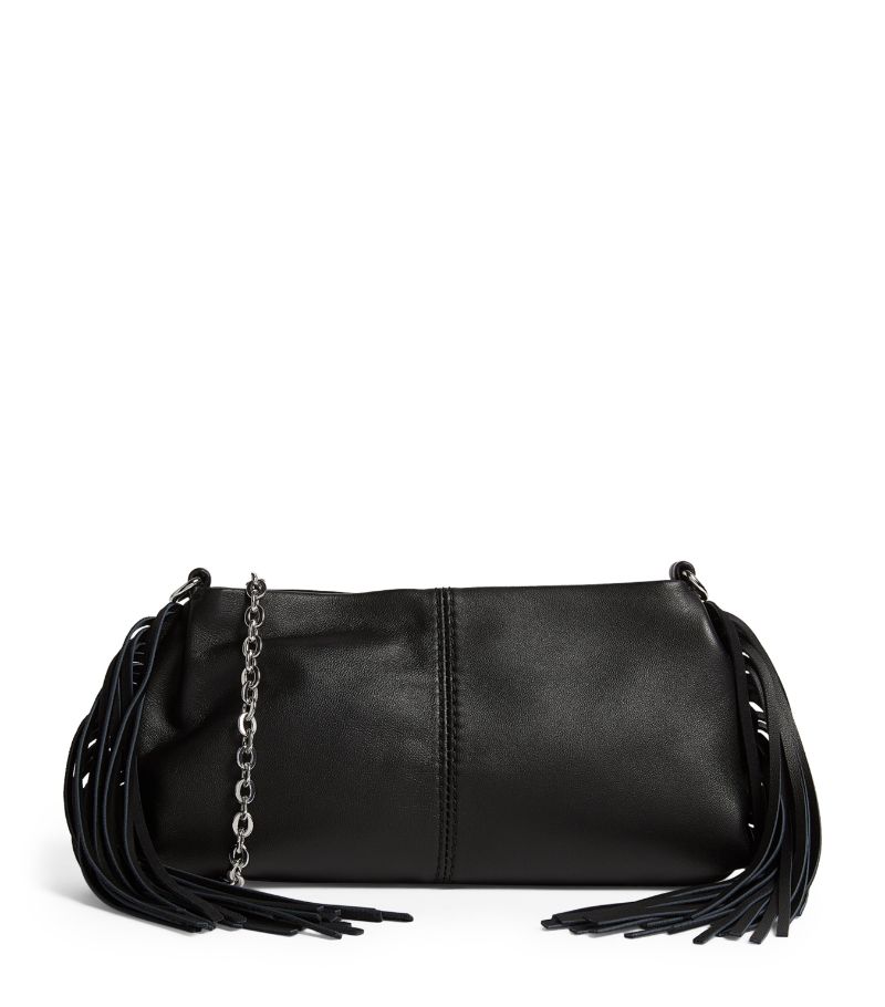  Maje Leather Miss M Clutch Bag