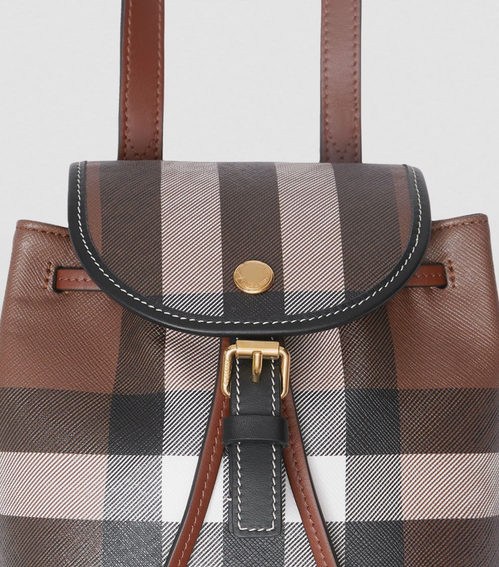 Burberry Burberry Mini Leather Check Backpack