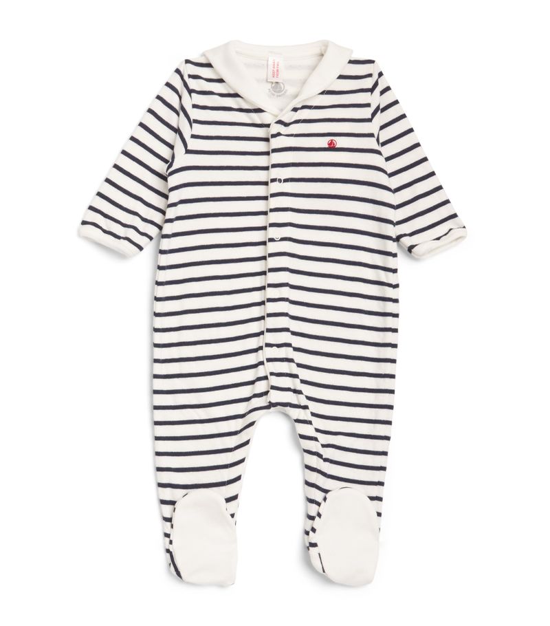  Petit Bateau Stripe Print All-In-One (1-12 Months)