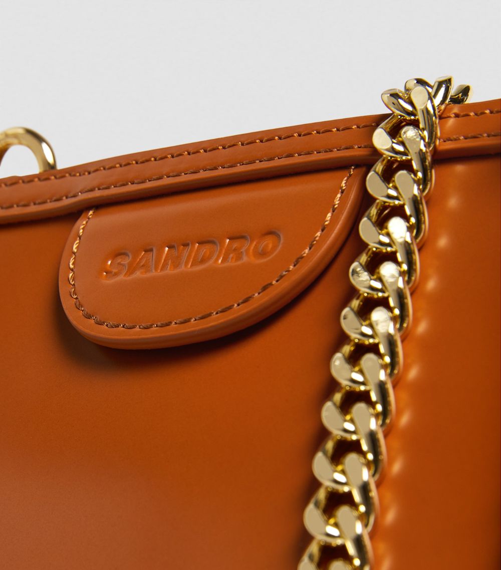  Sandro Small Leather Shoulder Bag