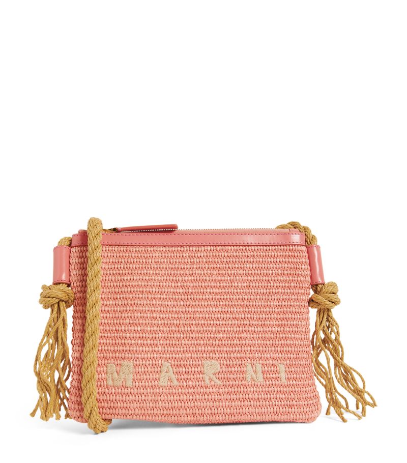 Marni Marni Raffia Marcel Shoulder Bag