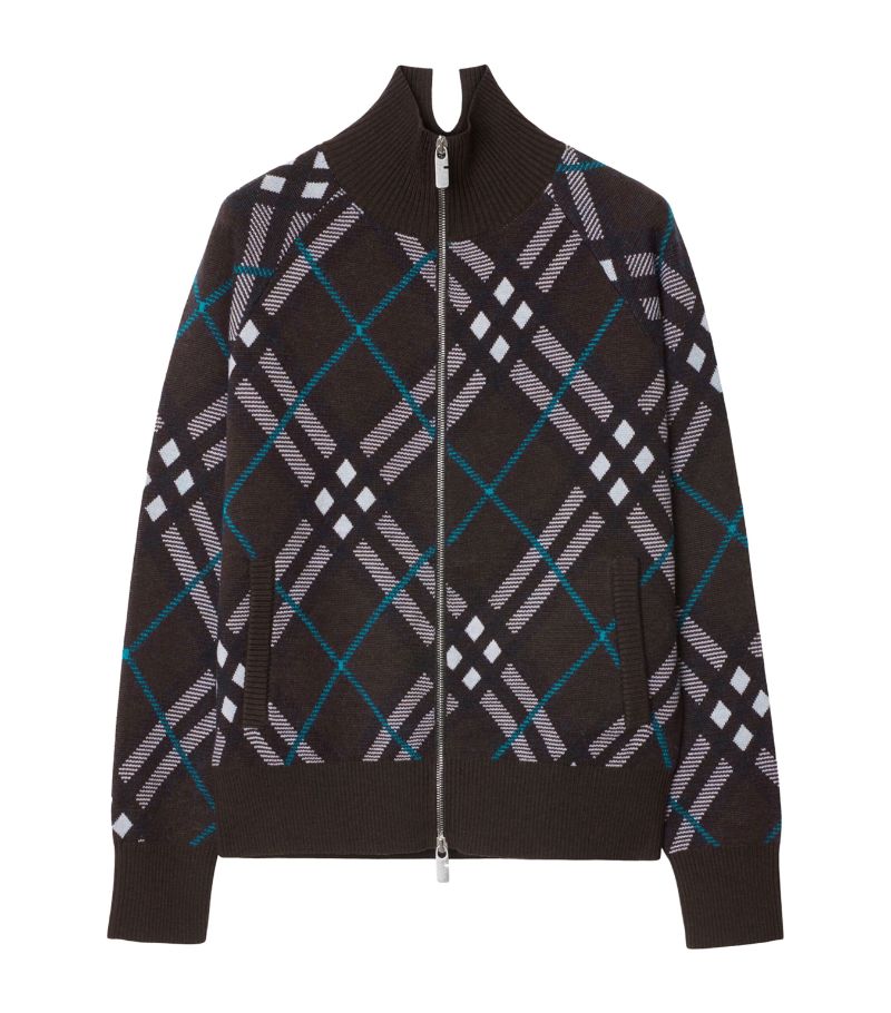 Burberry Burberry Wool-Mohair Burberry Classics Track Jacket