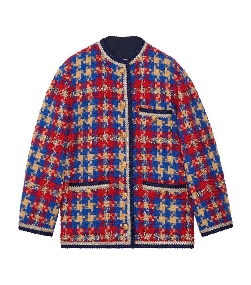 Gucci Gucci Tweed Check Coat