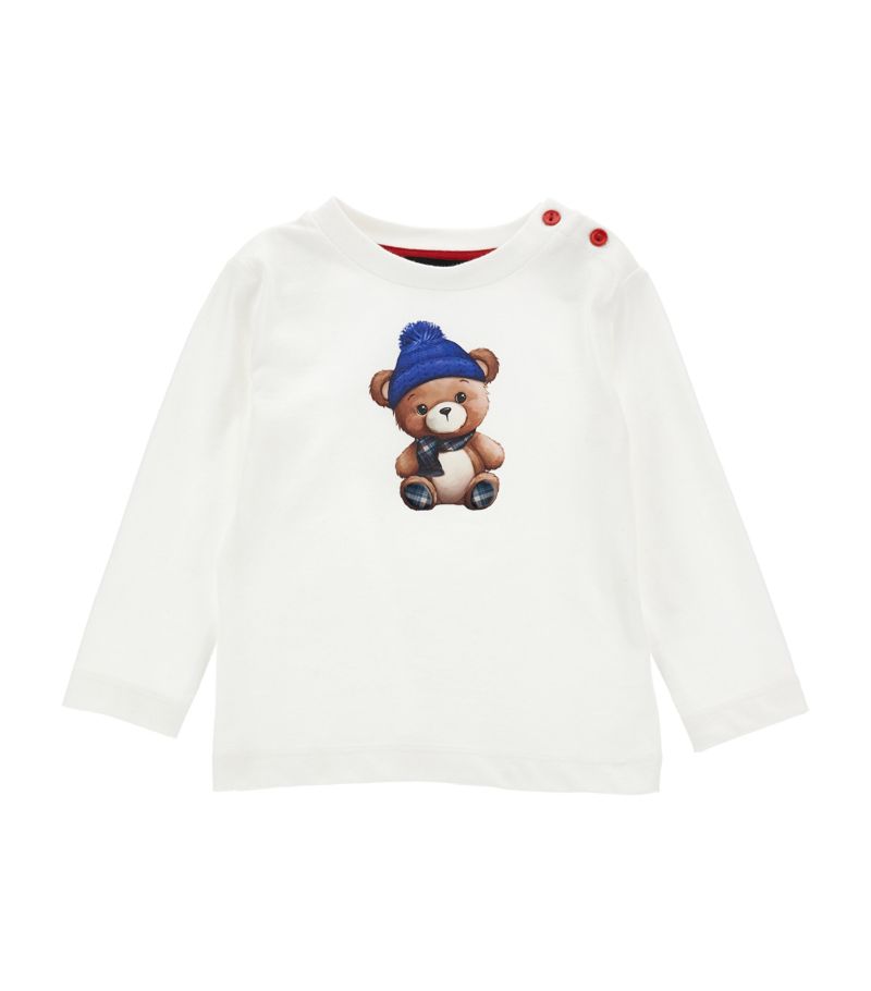 Monnalisa Monnalisa Cotton Bear Print T-Shirt (3-36 Months)