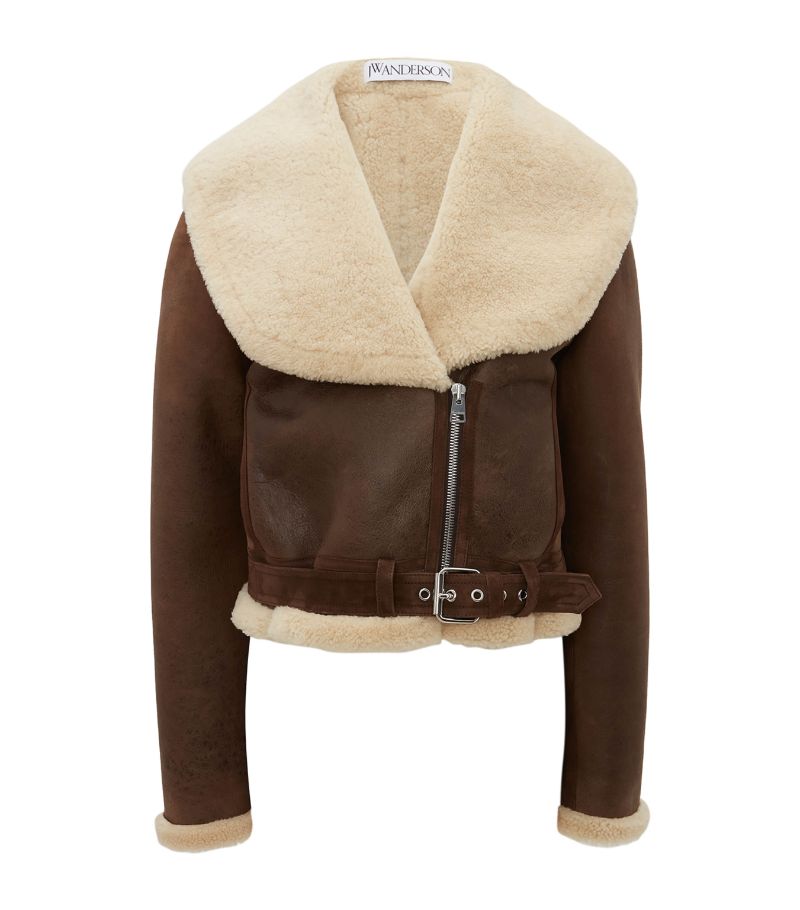 Jw Anderson JW Anderson Shearling Cropped Jacket