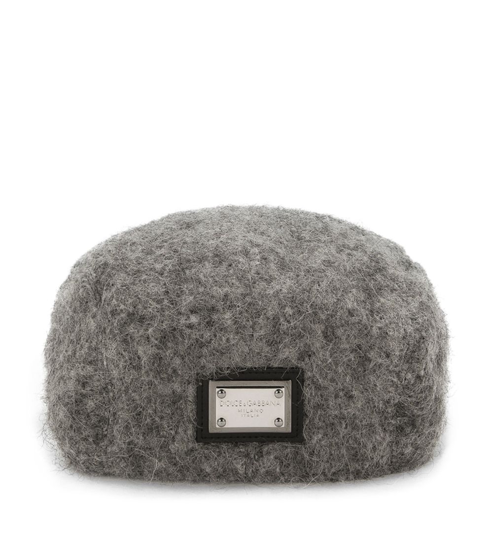 Dolce & Gabbana Dolce & Gabbana Mohair-Blend Flat Cap