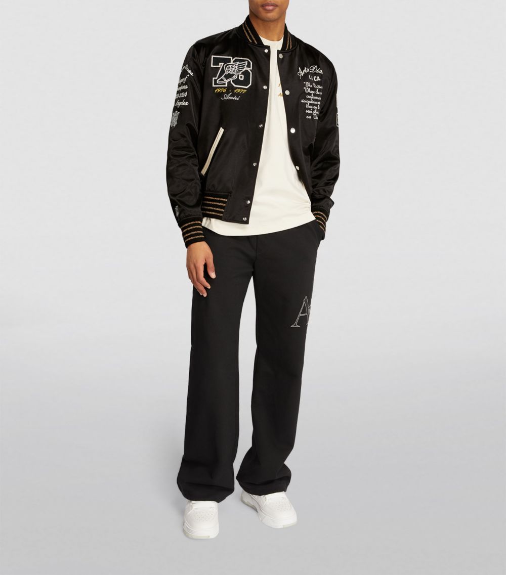 Amiri Amiri Embellished Eagle Bomber Jacket