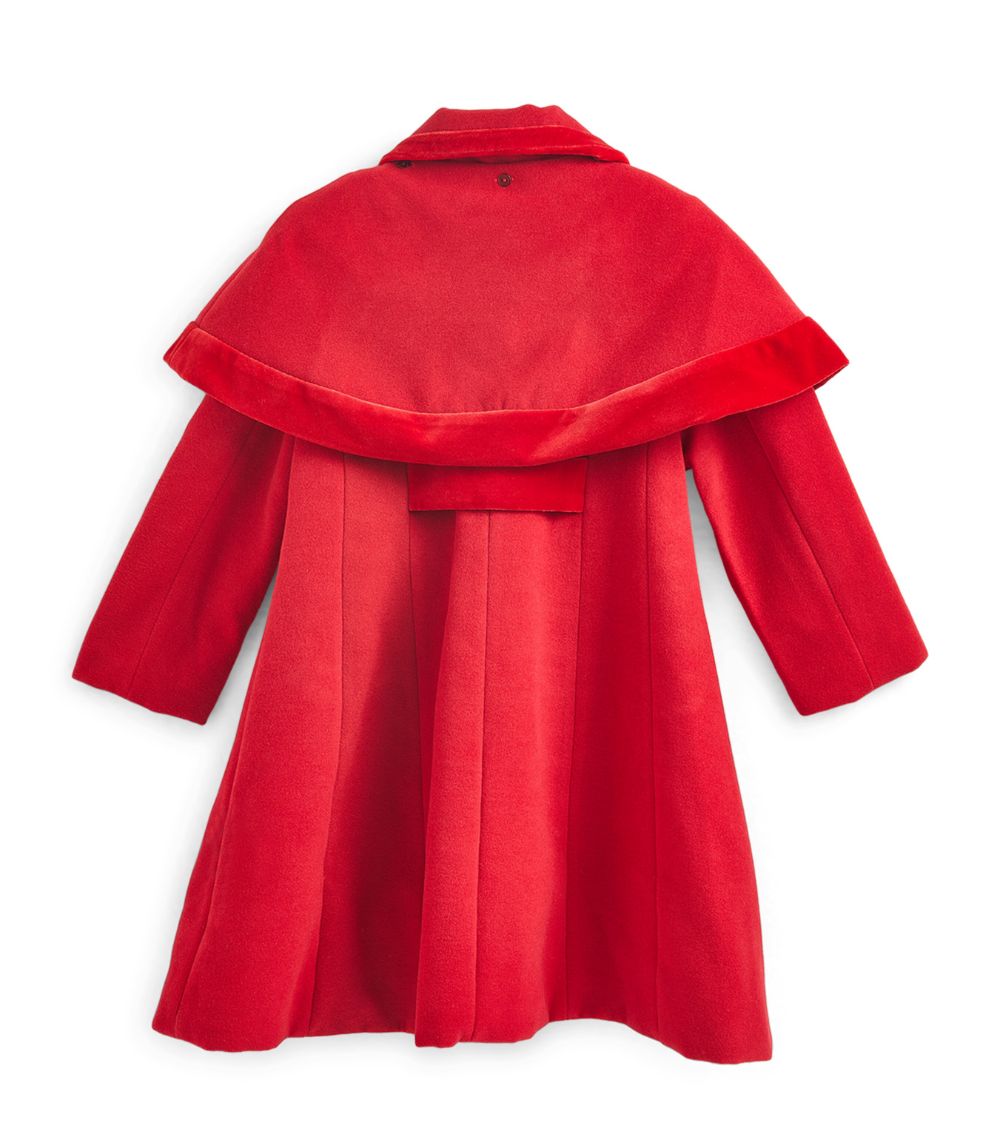 Patachou Patachou Caped-Shoulder Coat (3-12 Years)