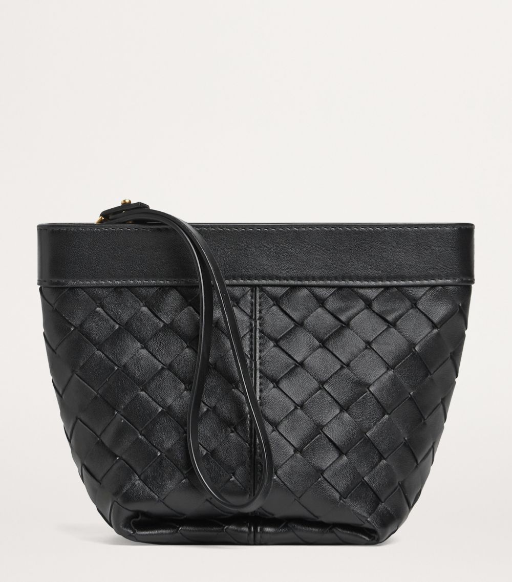 Bottega Veneta Bottega Veneta Small Leather Prism Pouch