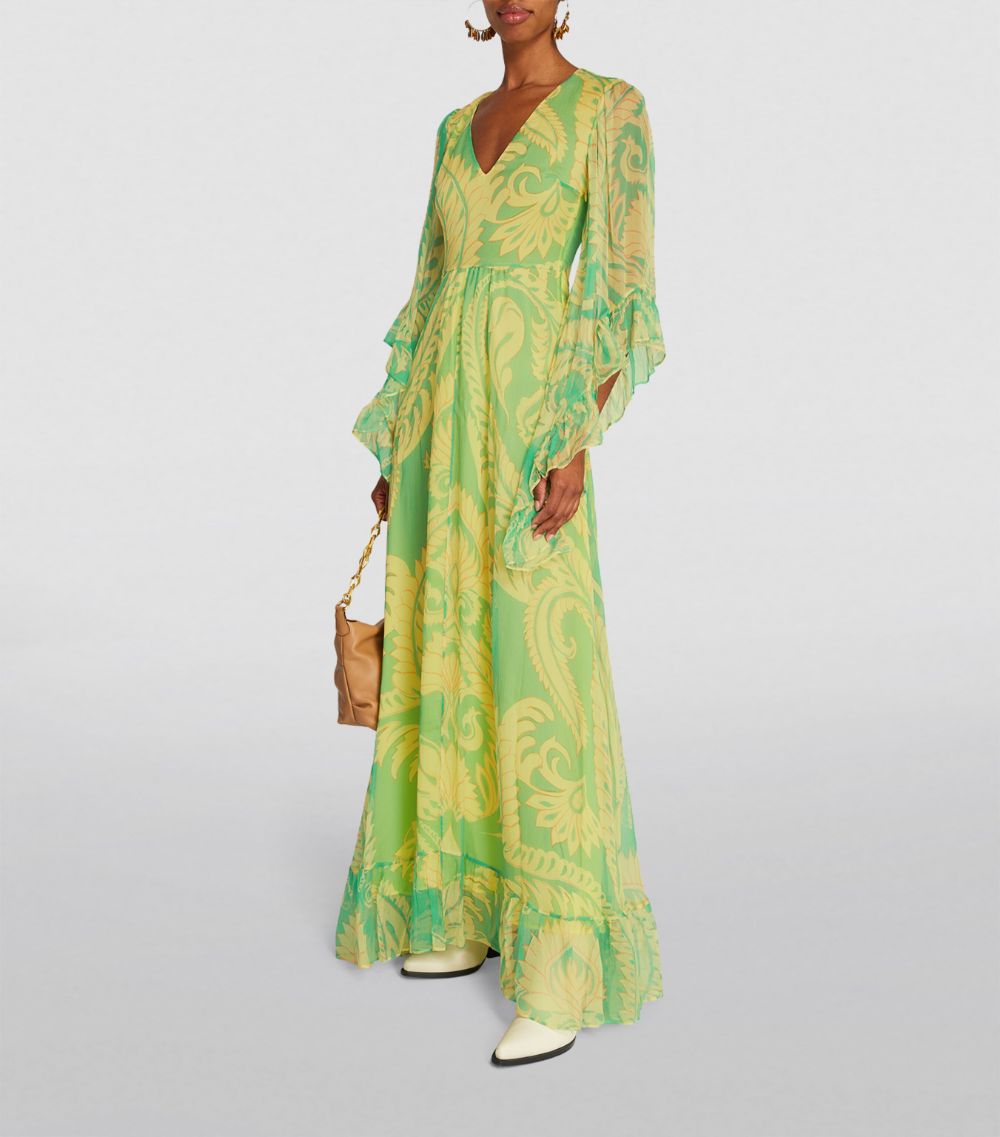 Etro Etro Silk Paisley Maxi Dress