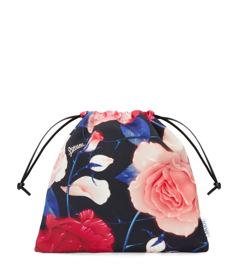 Loewe LOEWE Paula's Ibiza Roses Drawstring Pouch