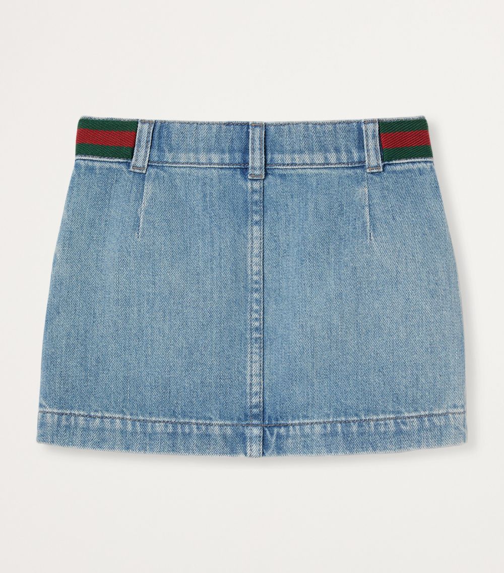 Gucci Gucci Kids Denim Mini Skirt (4-12 Years)