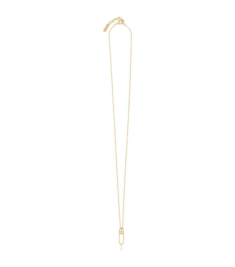 Saint Laurent Saint Laurent Sim Key And Charm Necklace