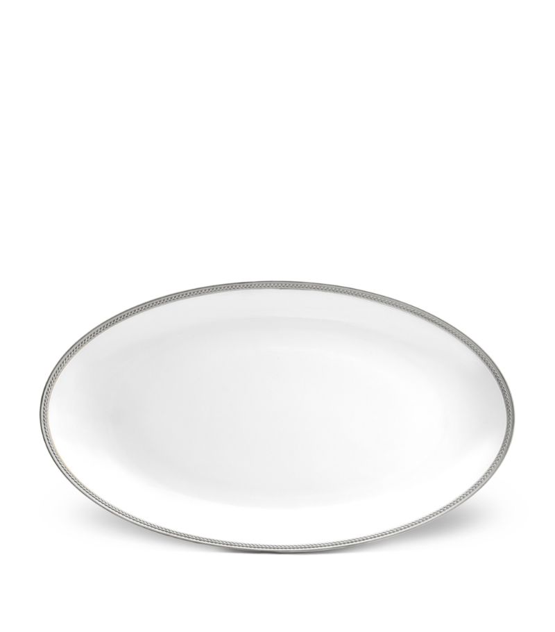 L'Objet L'Objet Soie Tressée Oval Platter (53Cm)