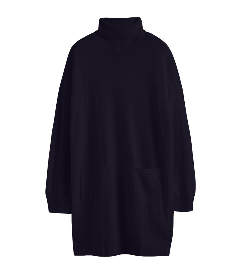 Chinti & Parker Chinti & Parker Wool-Cashmere Rollneck Sweater Dress