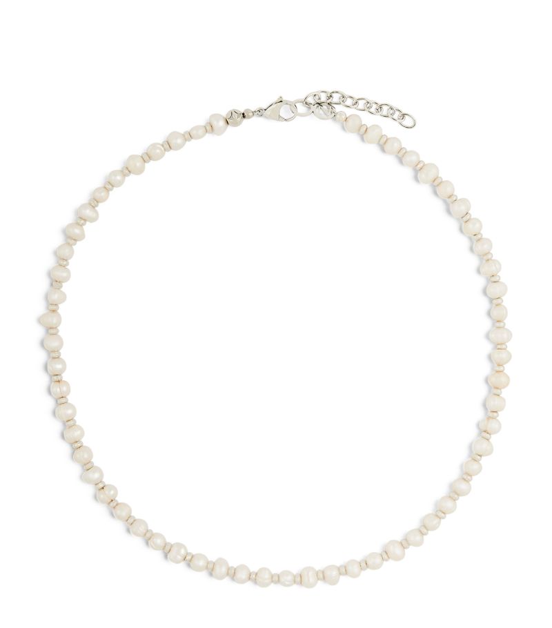 Nialaya Jewelry Nialaya Jewelry Steel Pearl Choker