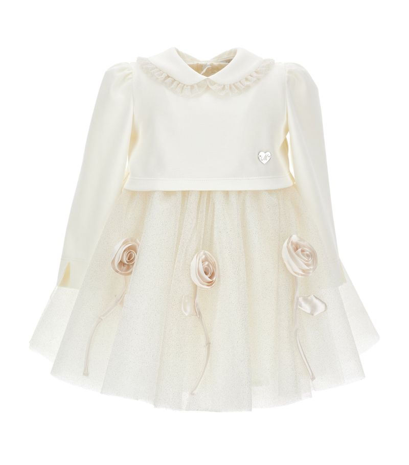 Monnalisa Monnalisa Tulle Floral Dress (3-36 Months)