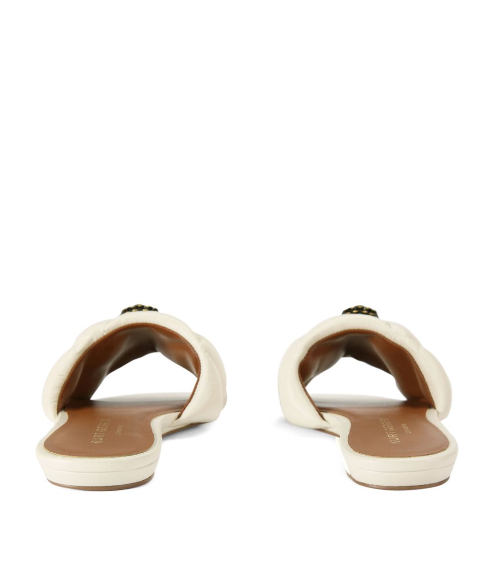 Kurt Geiger London Kurt Geiger London Leather Kensington Puff Slides